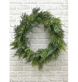 36" Fresh Touch Northern White Cedar Wreath