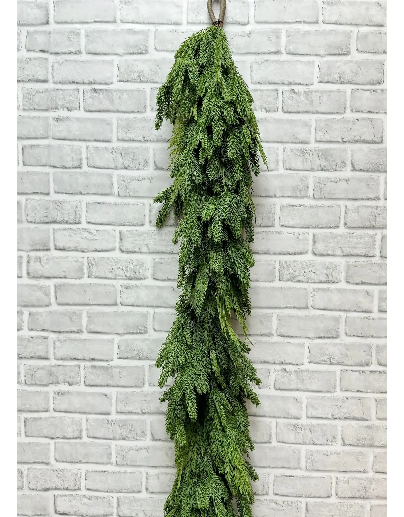 72" Fresh Touch Spruce and Cedar Garland