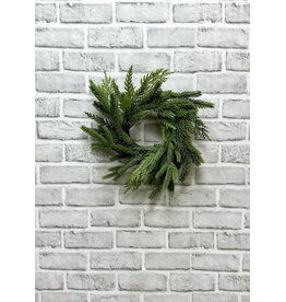 12" Fresh Touch Spruce & Cedar Candle Ring