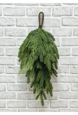 22" Fresh Touch Spruce and Cedar Teardrop