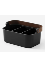 Bellwood Stackable Bin Medium - black/walnut