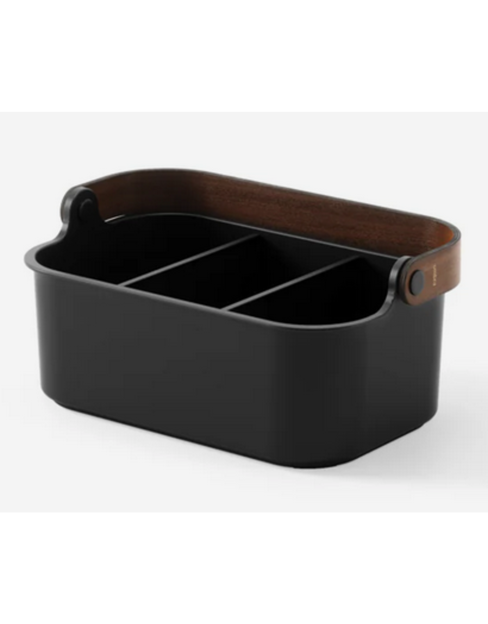 Bellwood Stackable Bin Medium - black/walnut