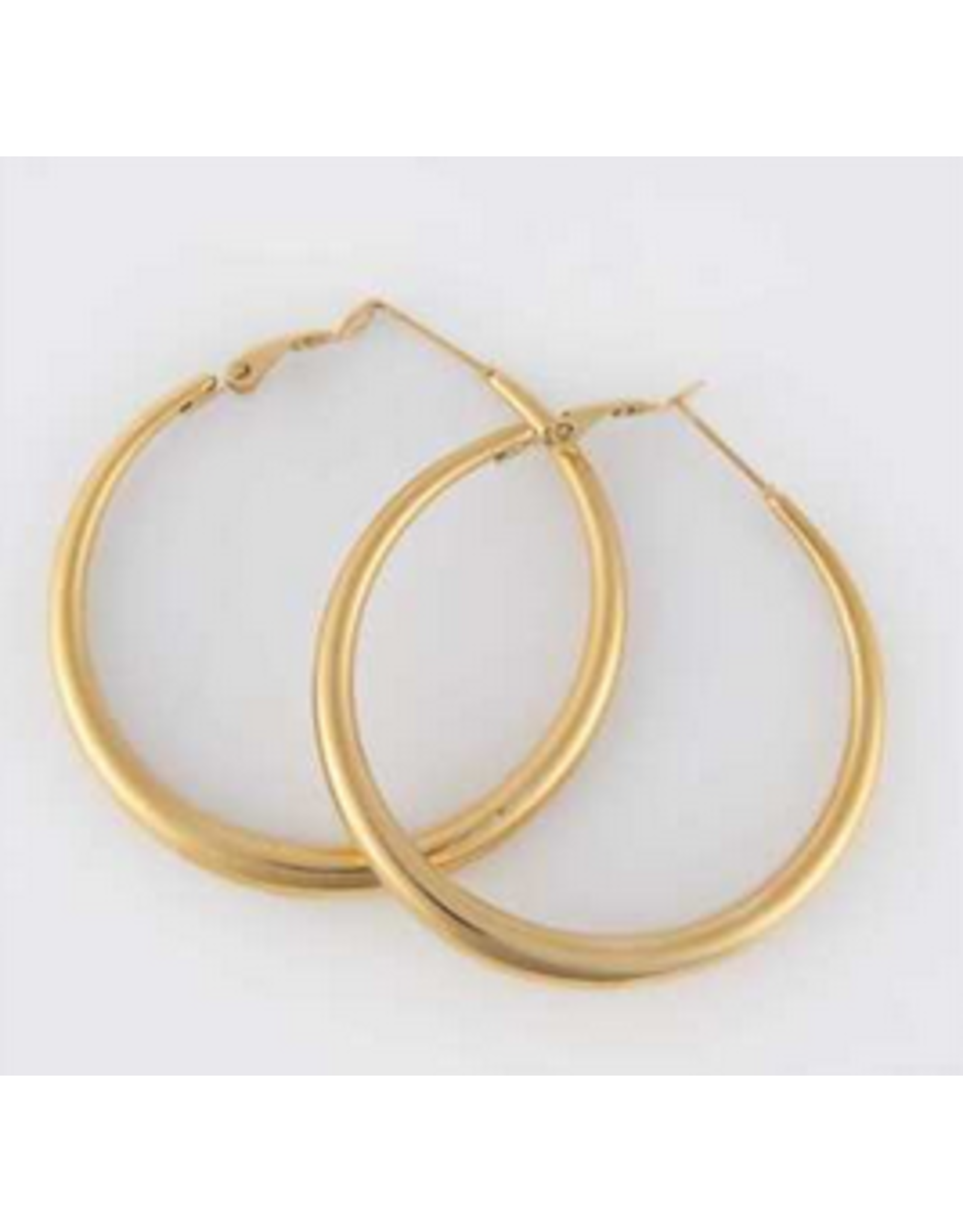 Chunky Hoop Earring - gold