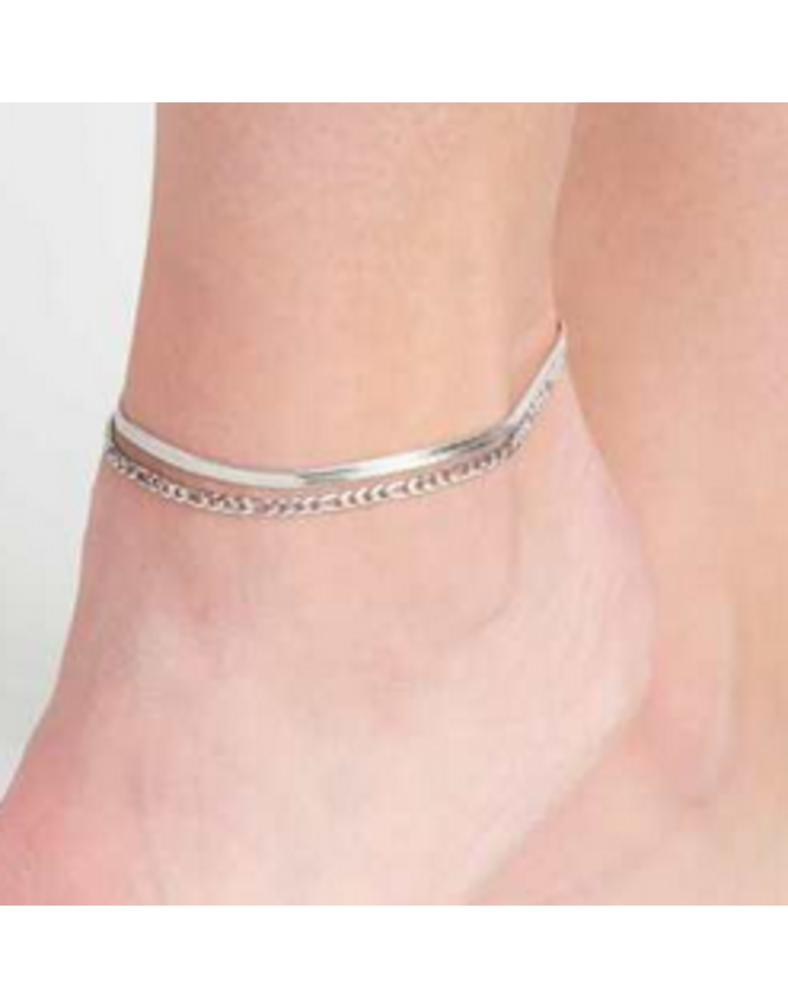 Snake Multi Anklet - silver
