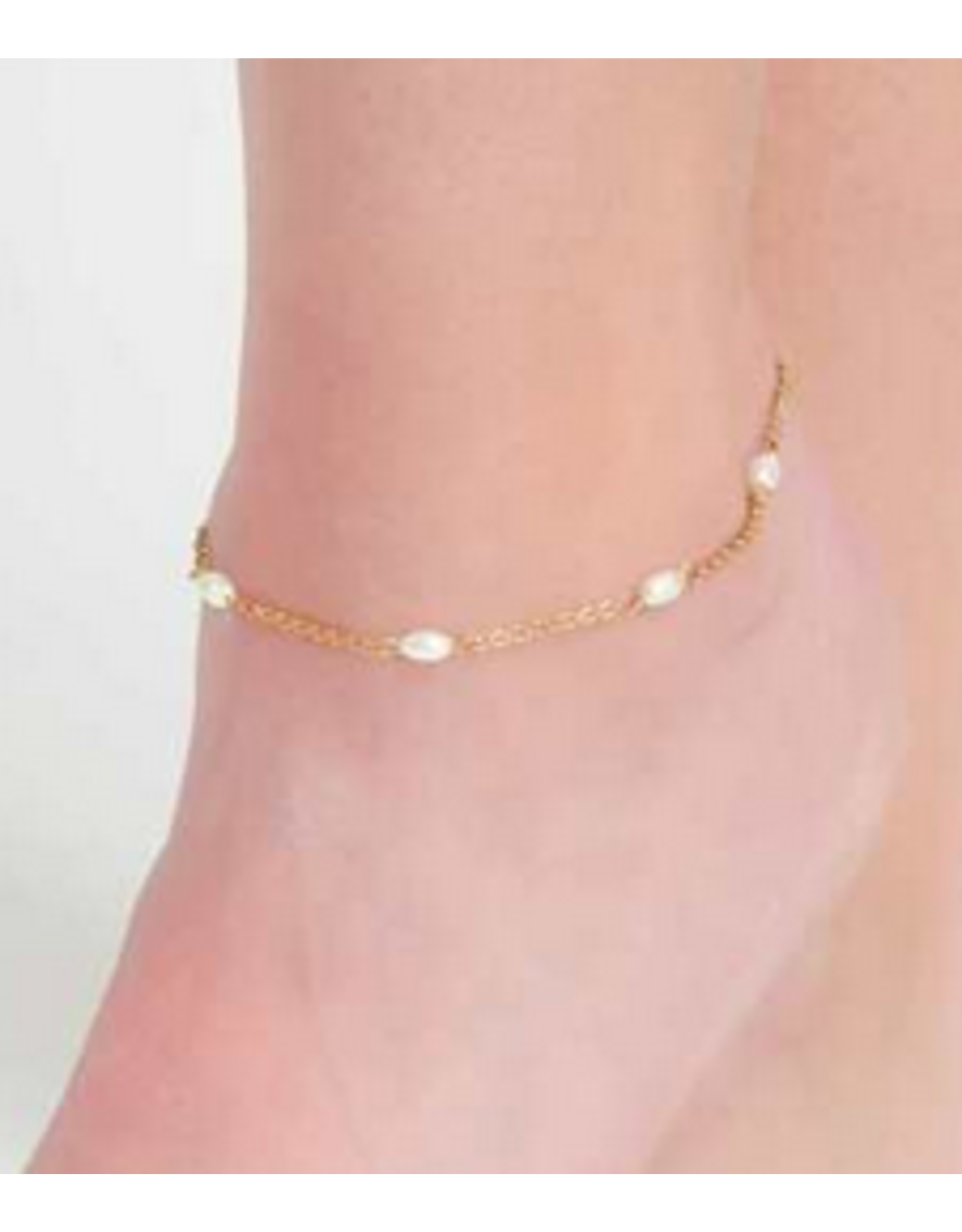 Pearl Anklet - gold