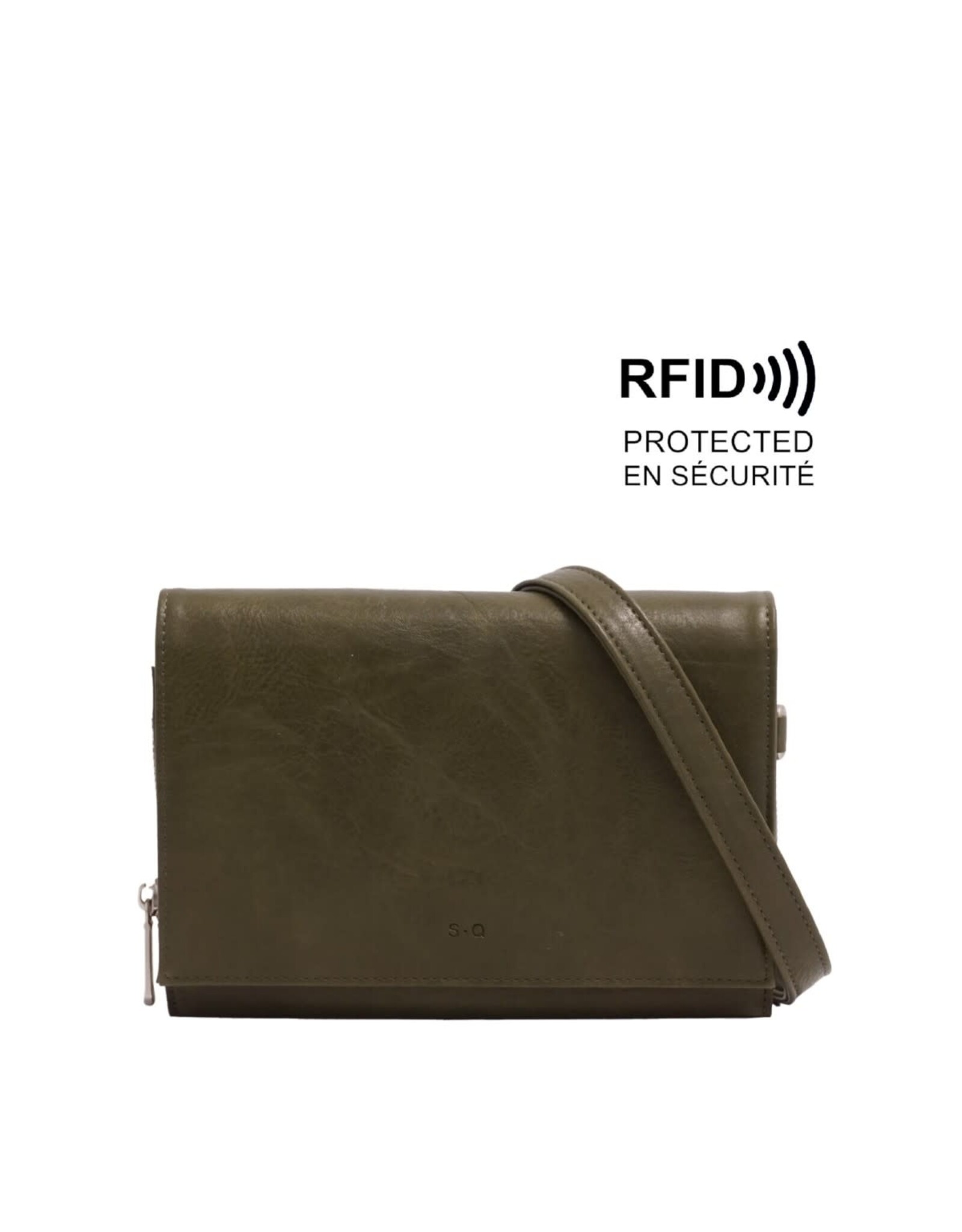 Nita Crossbody Wallet - Olive
