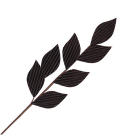 28" Fabric Magnolia Spray -Dark Brown