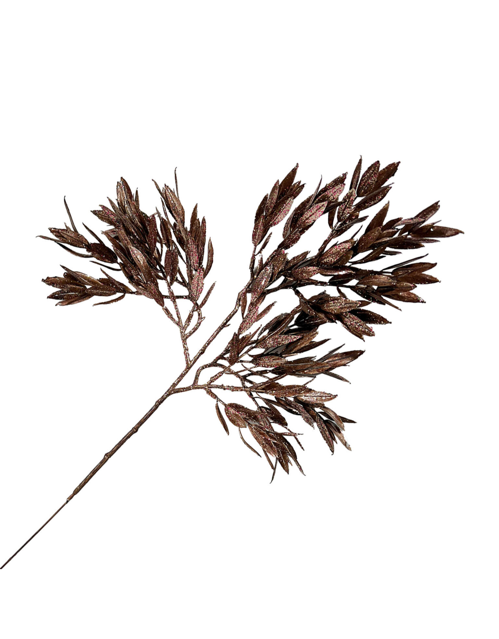 Christmas Forever 23.5" Brown Glittered Sage Spray