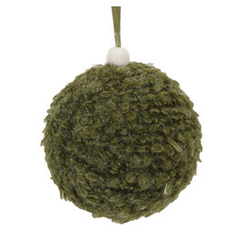 Christmas Forever 3" Pom Pom Ornament - Green