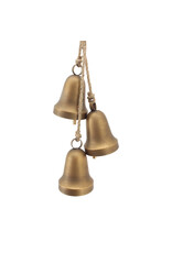 Christmas Forever Gold Liberty Bells - cluster of 3