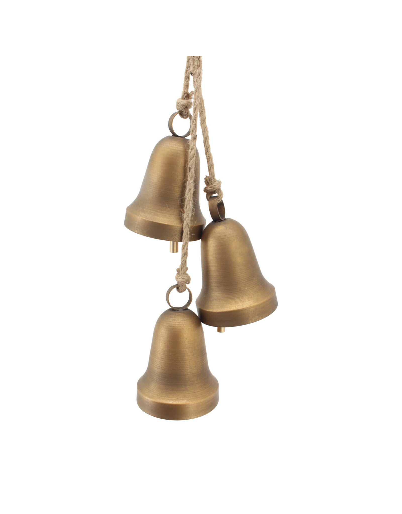 Christmas Forever Gold Liberty Bells - cluster of 3