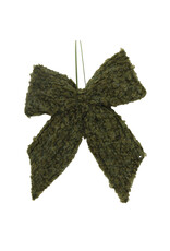 Christmas Forever 7" Bow Ornament - Green