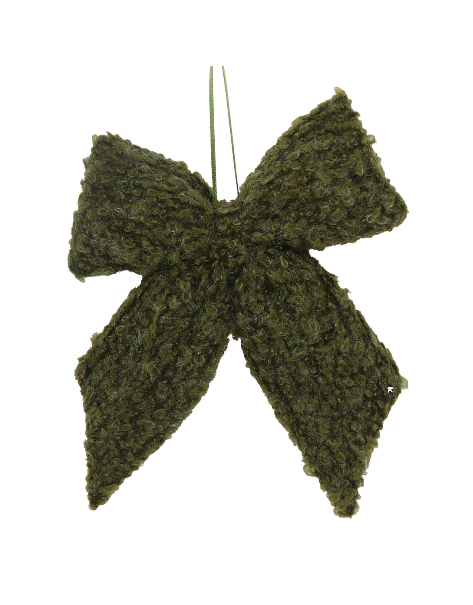 Christmas Forever 7" Bow Ornament - Green
