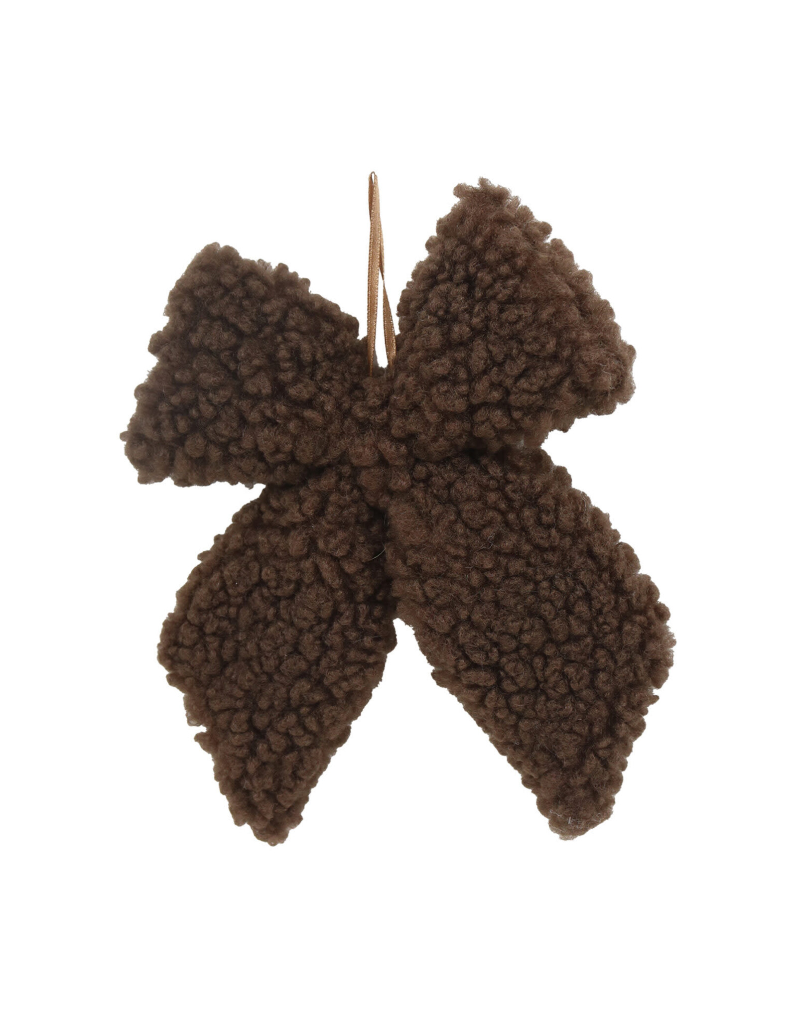 Christmas Forever 7" Bow Ornament - Brown