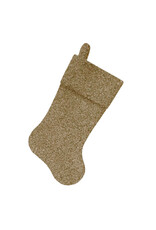 20.5" Boucle Stocking - Dark Khaki