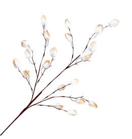 Christmas Forever 33" Flower Bud Spray - Cream