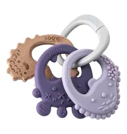 Trio Teether - Peony
