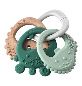 Trio Teether - Sage