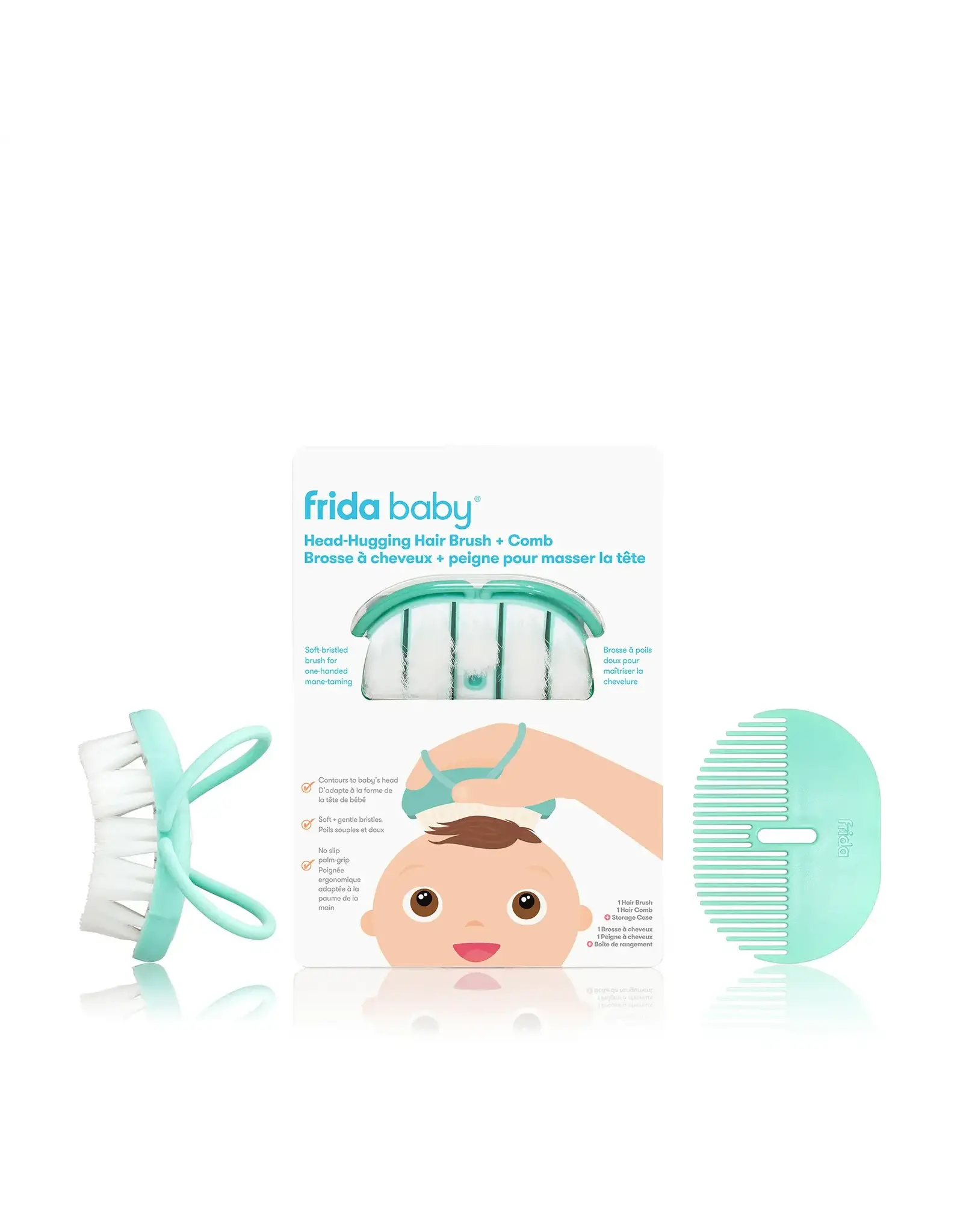 Frida Baby Hairbrush + Comb Set
