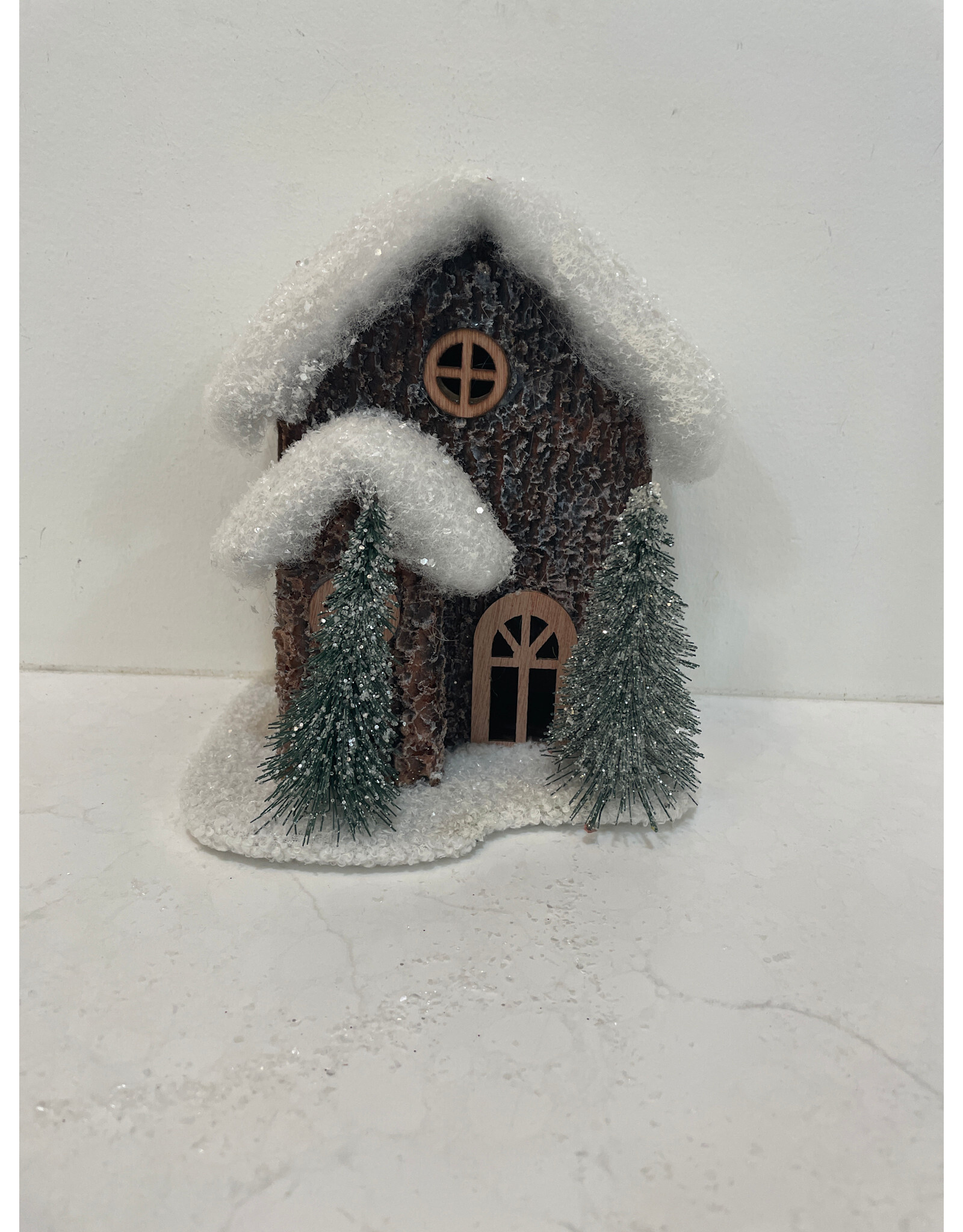 Christmas Forever 8" Snowy 2-Storey House