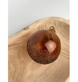 Christmas Forever 4" Glass Ball Ornament - Clear Coffee