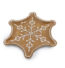 Gingerbread Snowflake Plate