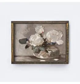 Framed Vintage Vase Painting - 13X19