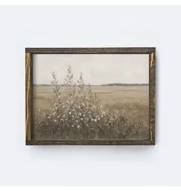 Framed Spring Meadow Painting - 19X25