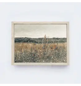 Framed Wildflowers Painting - 9X12