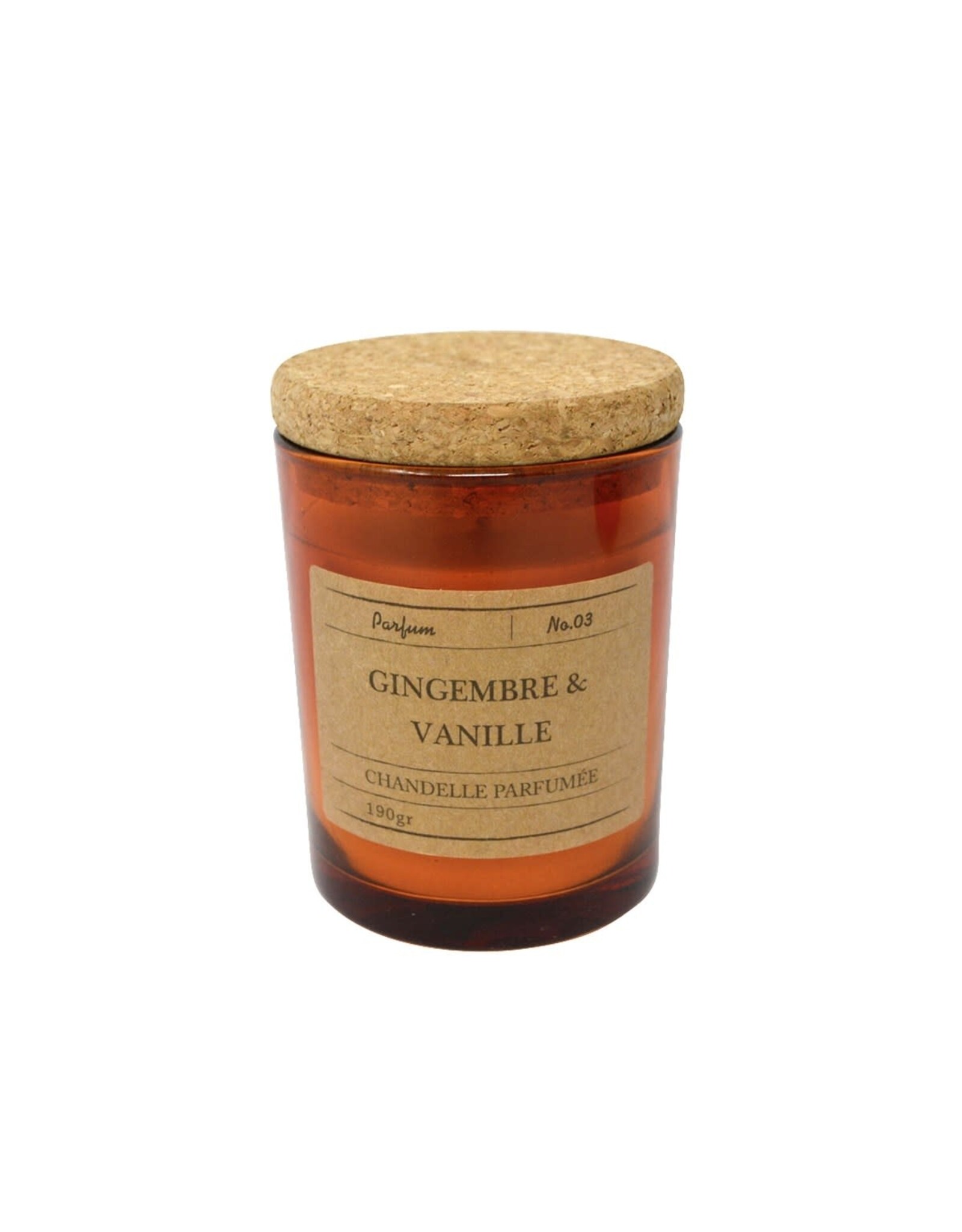 Candle Jar - Vanilla and Ginger
