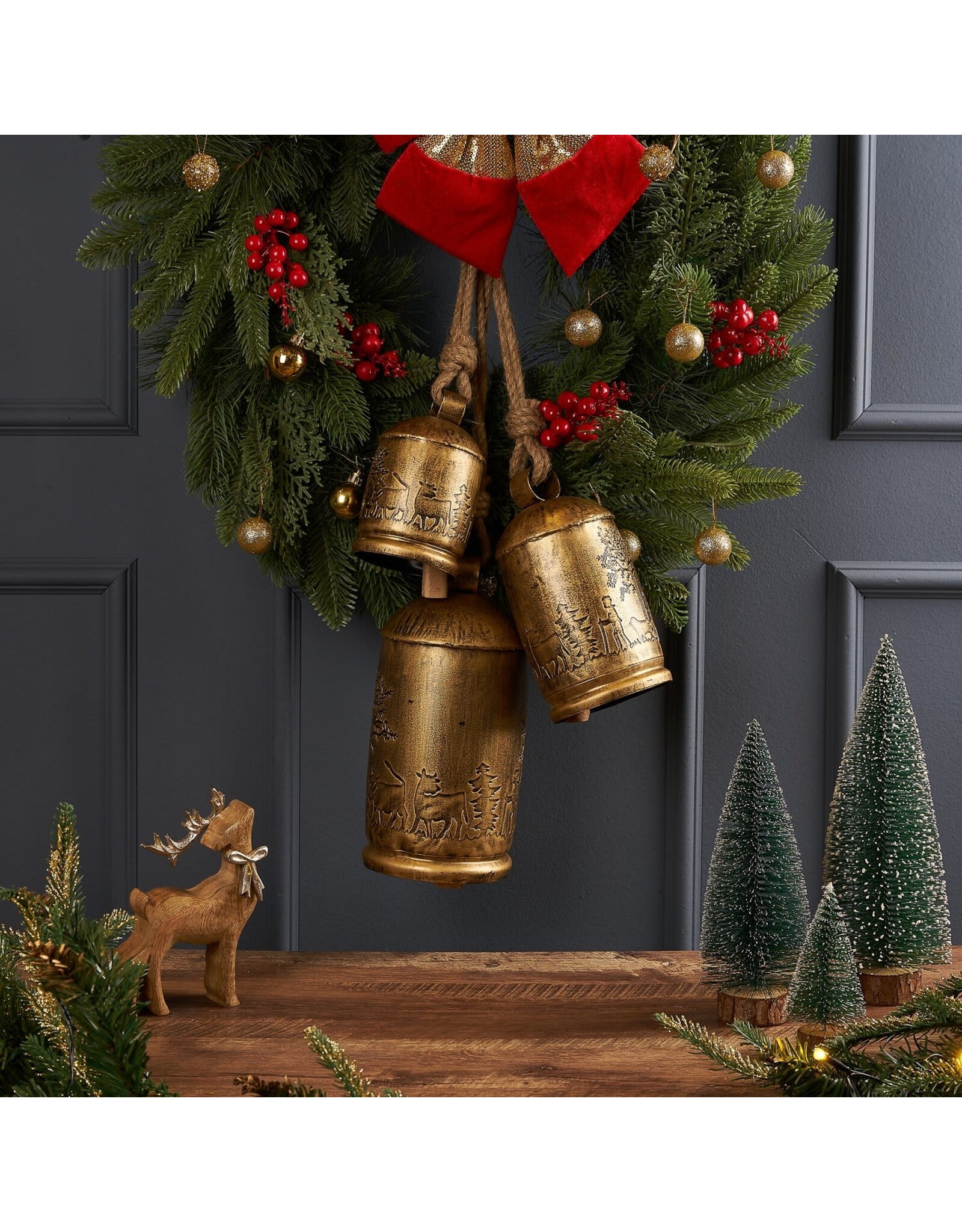 Blitzen Carved Bell - small