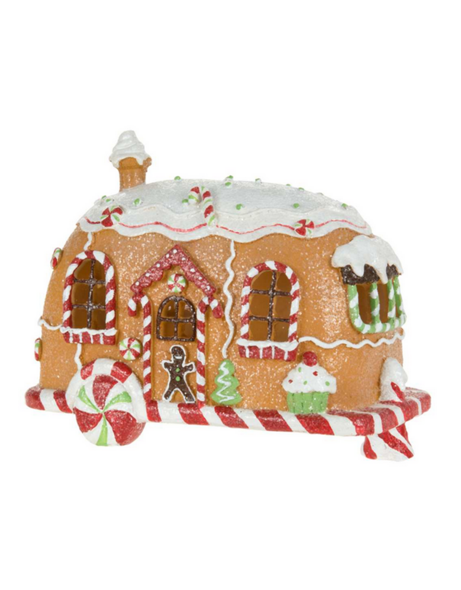 Gingerbread Camper, LED