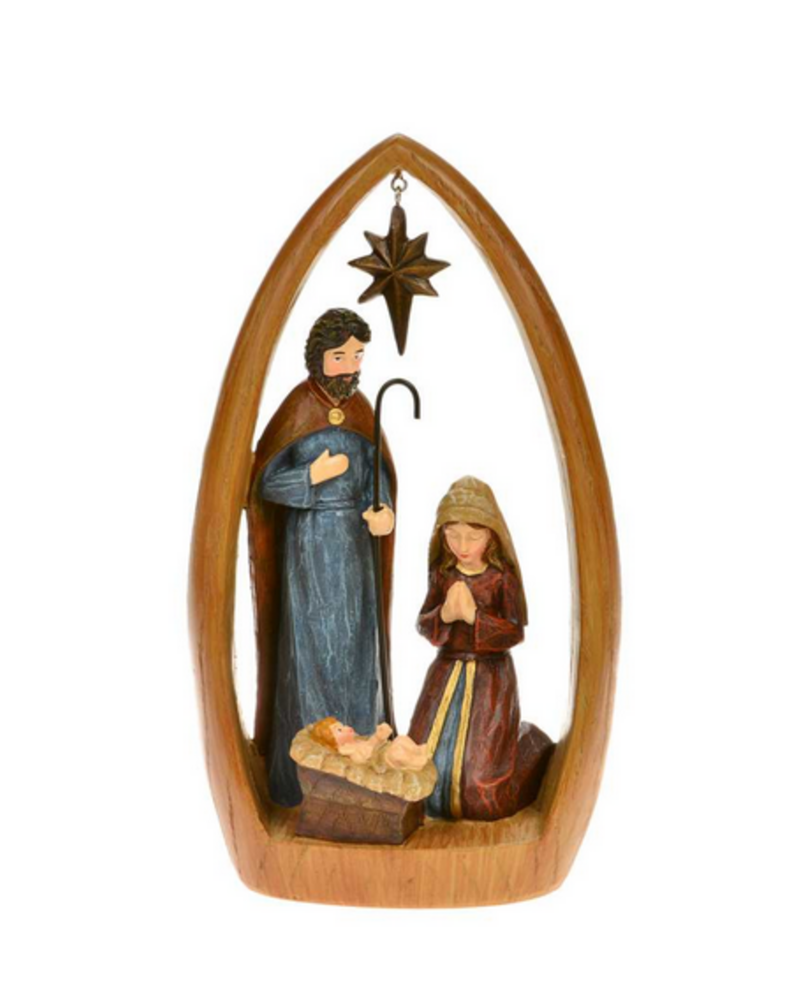 Holy Family Under Wooden Arch