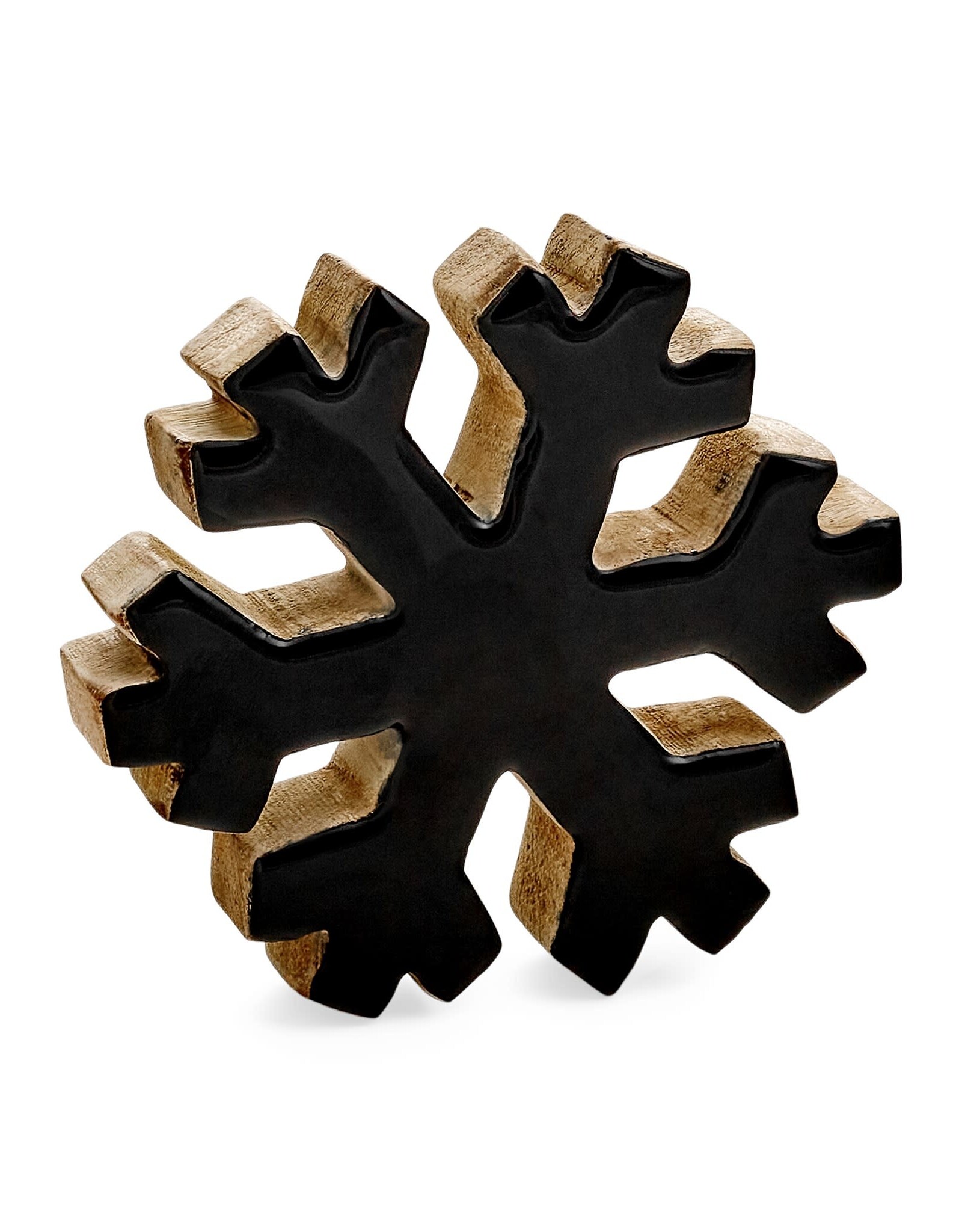 Black Deco Snowflake