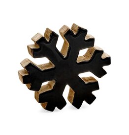 Black Deco Snowflake