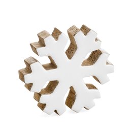White Deco Snowflake