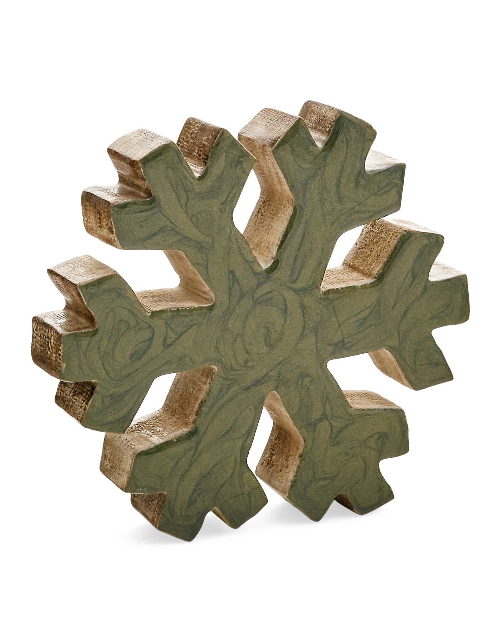 Green Deco Snowflake