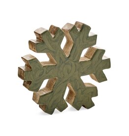 Green Deco Snowflake