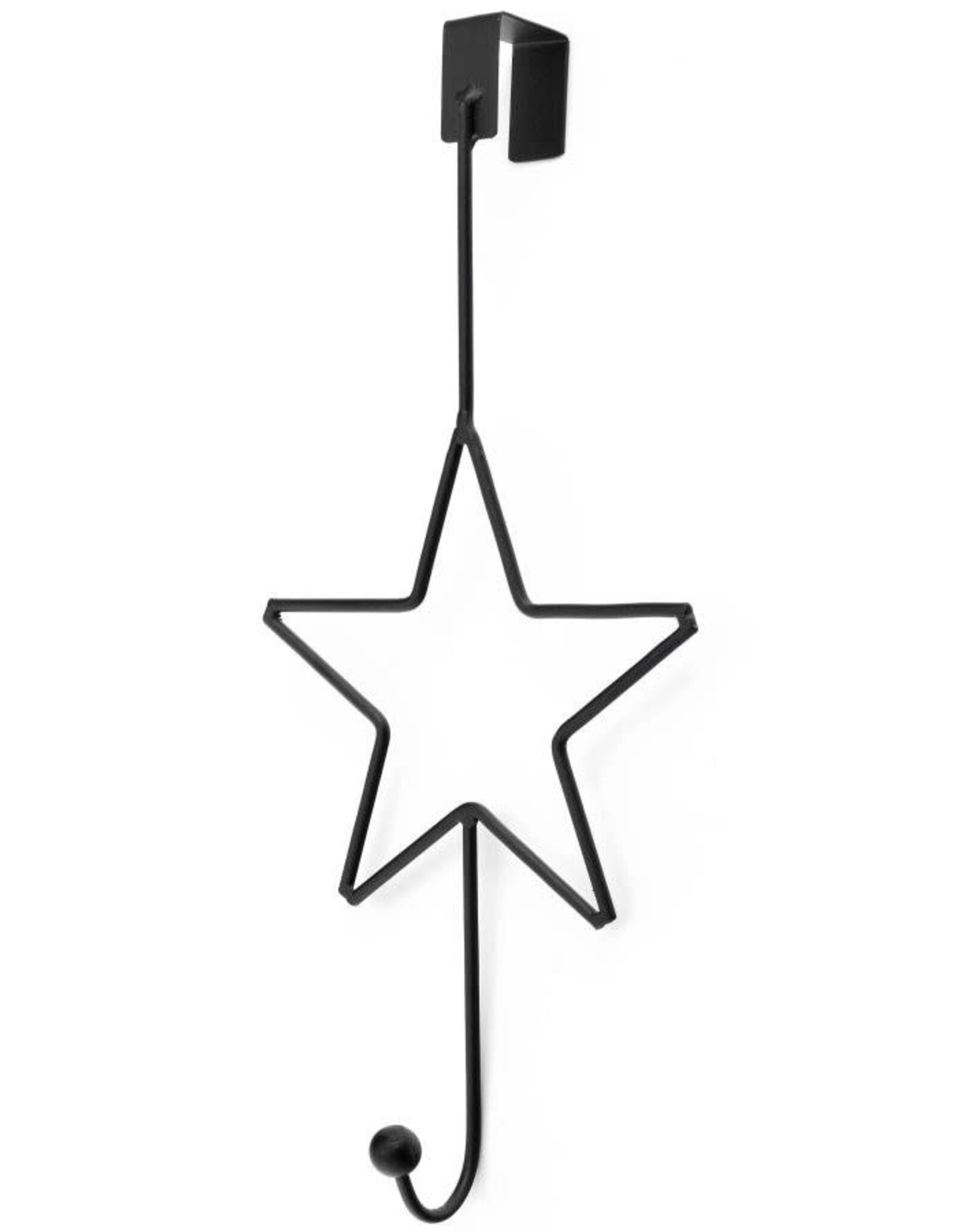 Iron Wreath Holder - star