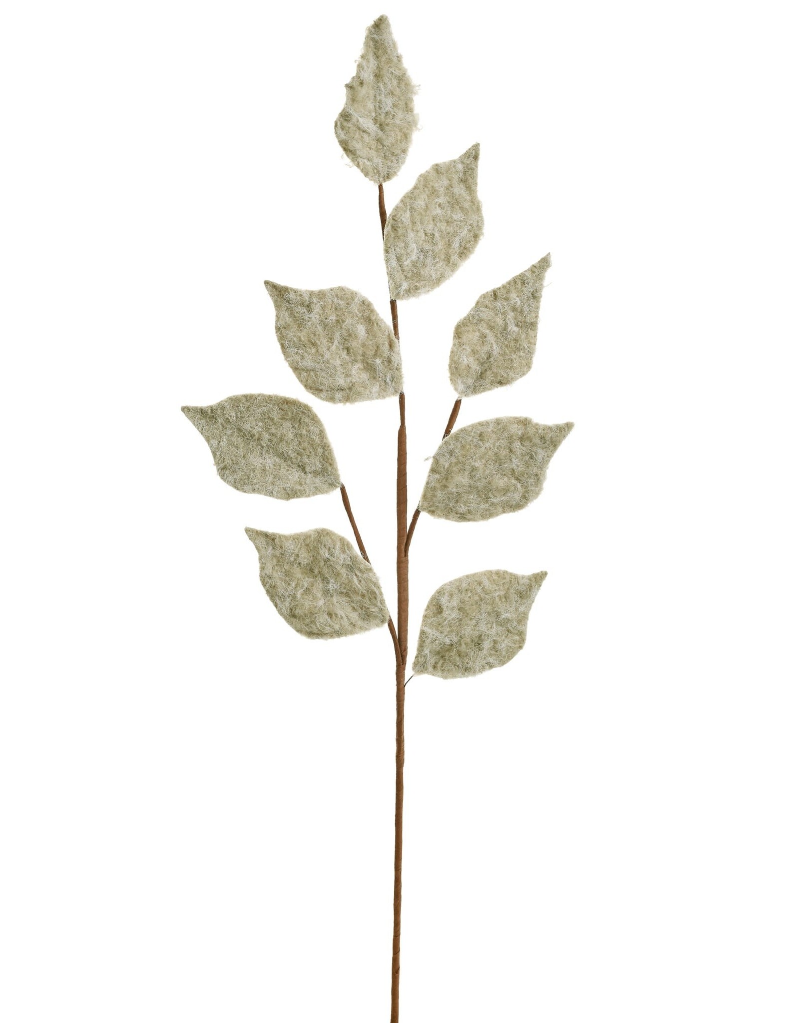 Brushed Leaves Branch - green