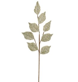 Brushed Leaves Branch - green