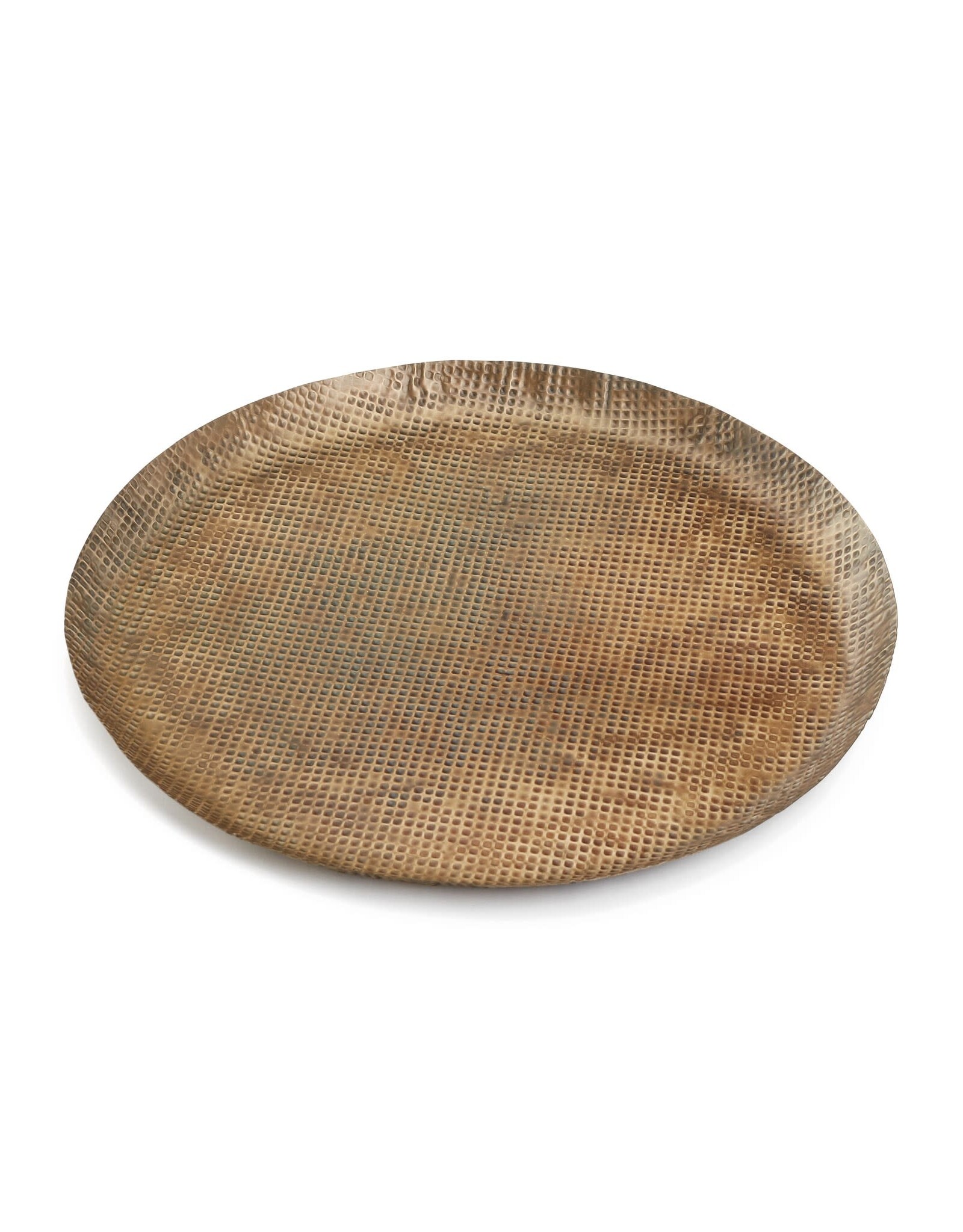 Hammered Brass Tray