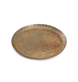 Hammered Brass Tray