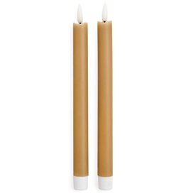 LED Taper Candle - mocha