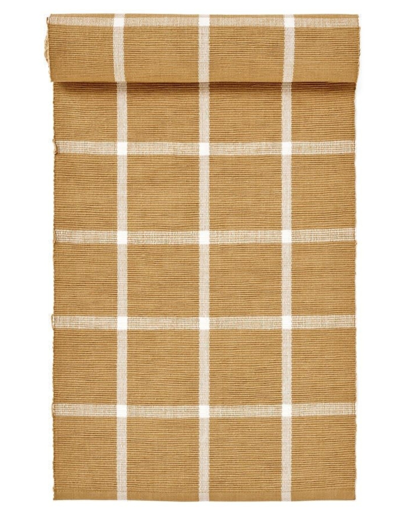 Checkered Table Runner - Mustard