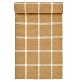 Checkered Table Runner - Mustard