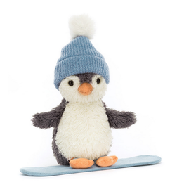Jellycat Peanut Penguin Snowboarding - small