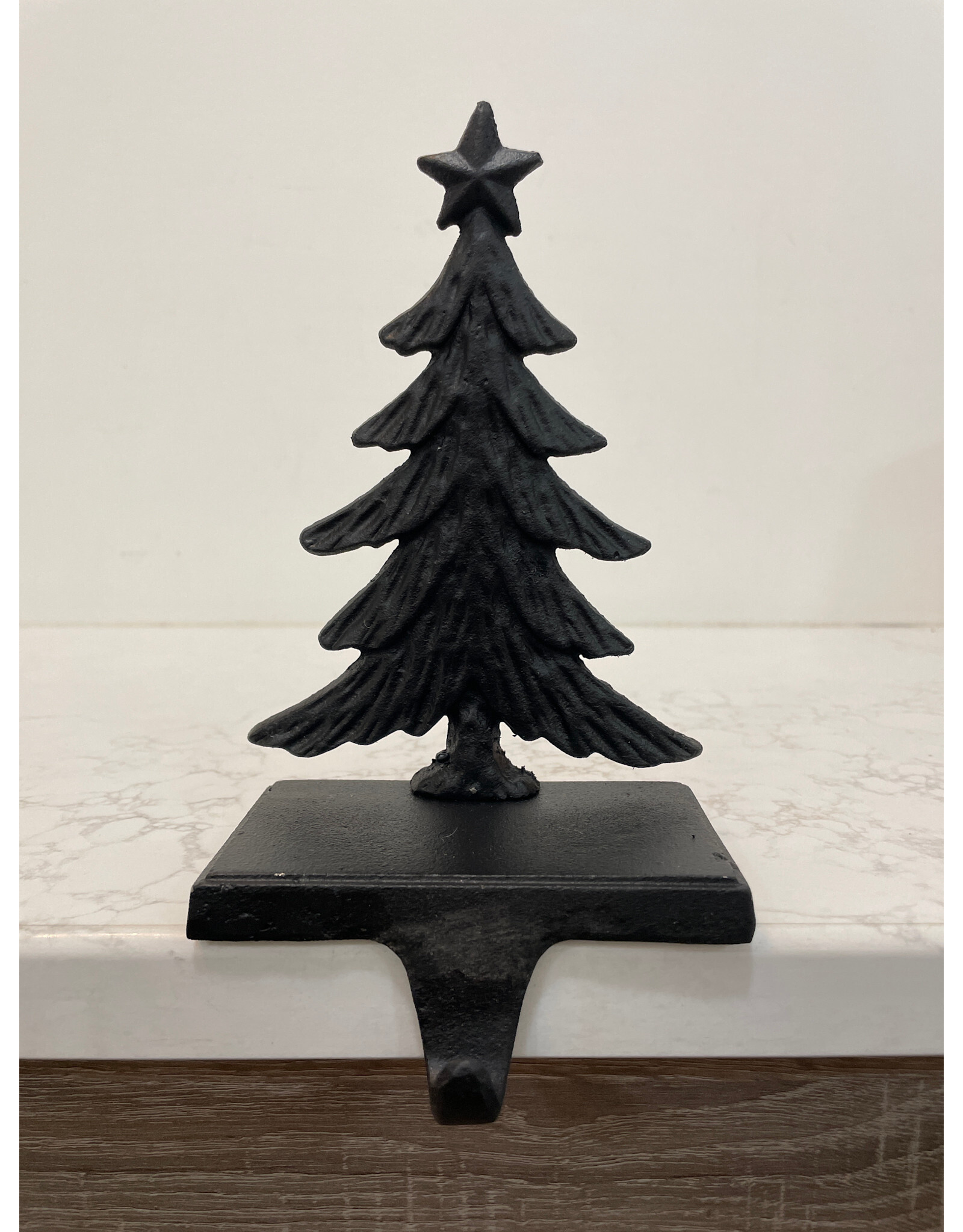 Gold Stocking Holder - tree