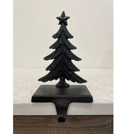 Gold Stocking Holder - tree