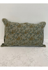 Green Floral Cushion - 16X24